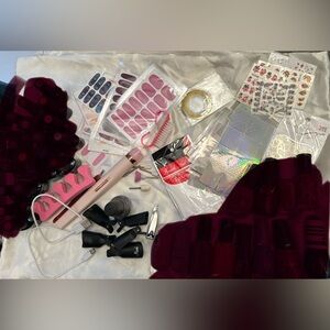 Nail Art Kit with Pink Electric Nail Drill & Accessories